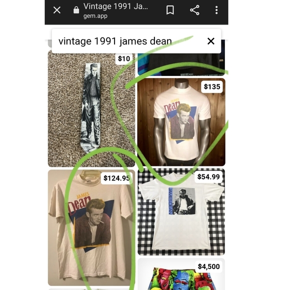 Vintage 1991 James Dean Hanes Curtis Mgmt (X Large) XL T-Shirt Rare - Picture 3 of 10